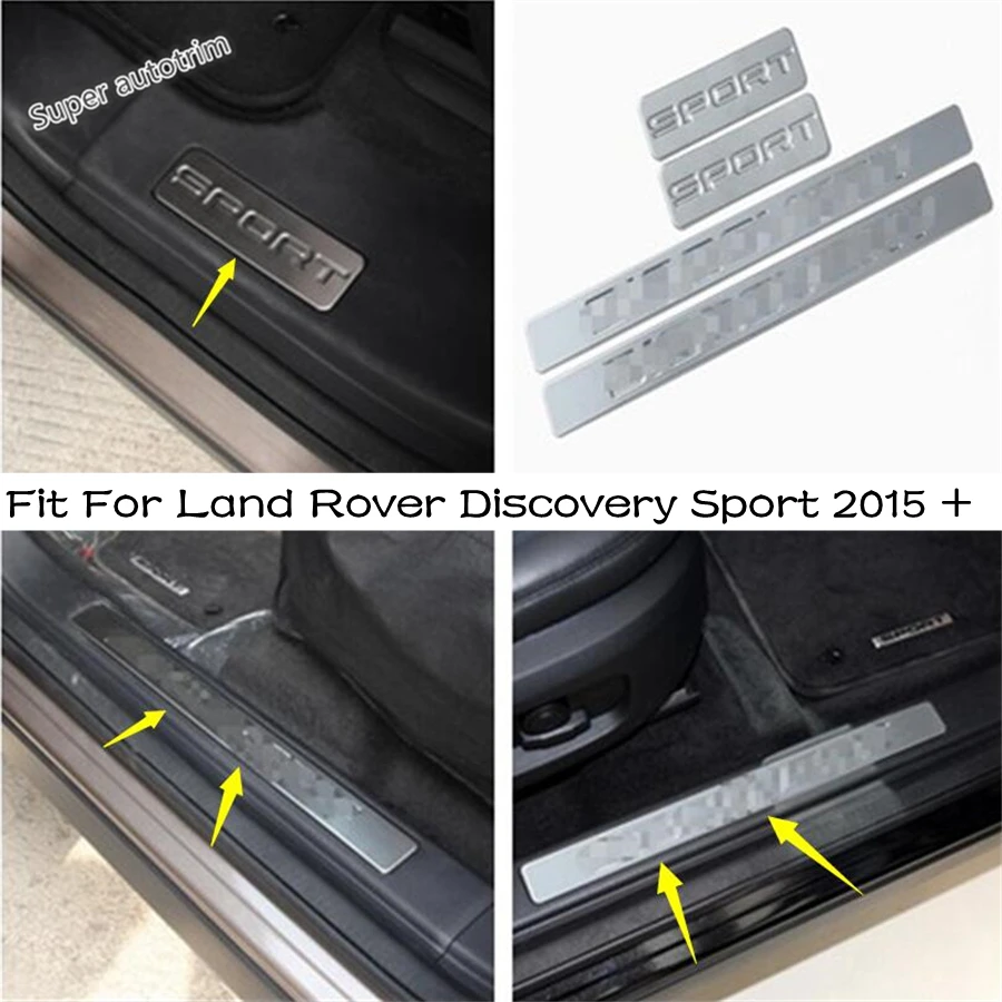 Аксессуары Lapetus Накладка на порог защитная педаль для порога 4 шт. Land Rover Discovery Sport