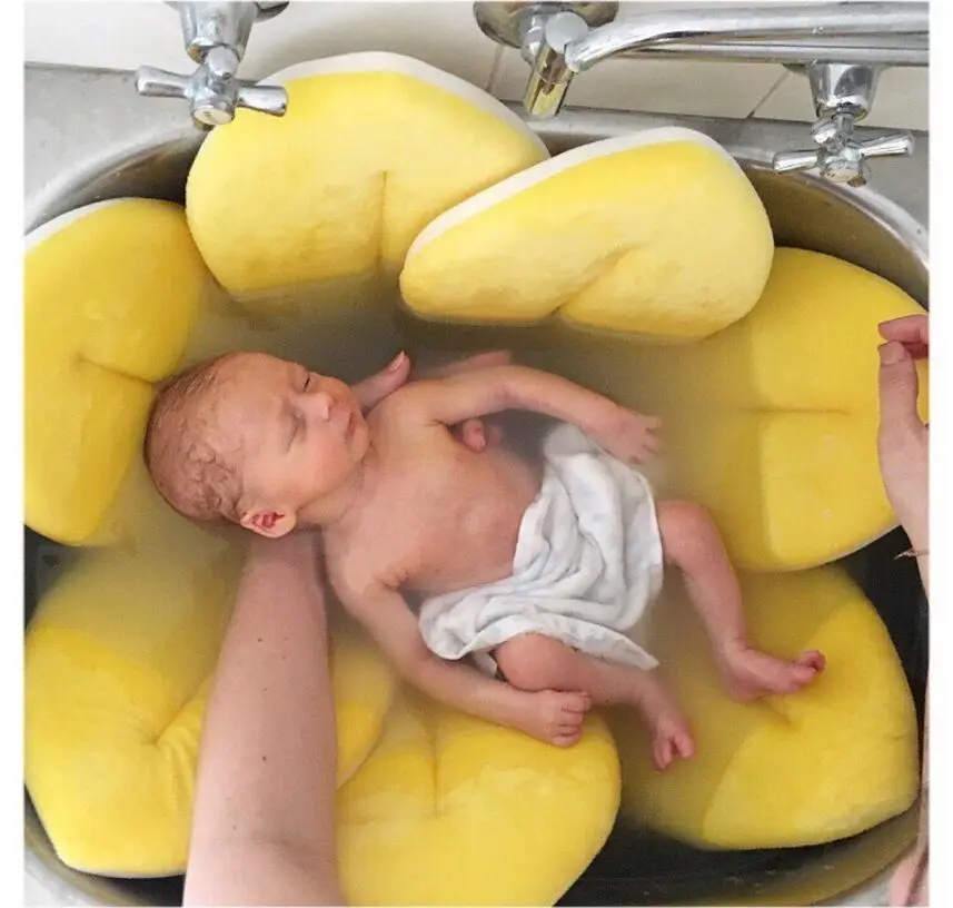 Baby Shower Ванна Подушка в виде лепестков купальный коврик для ванной Протрите