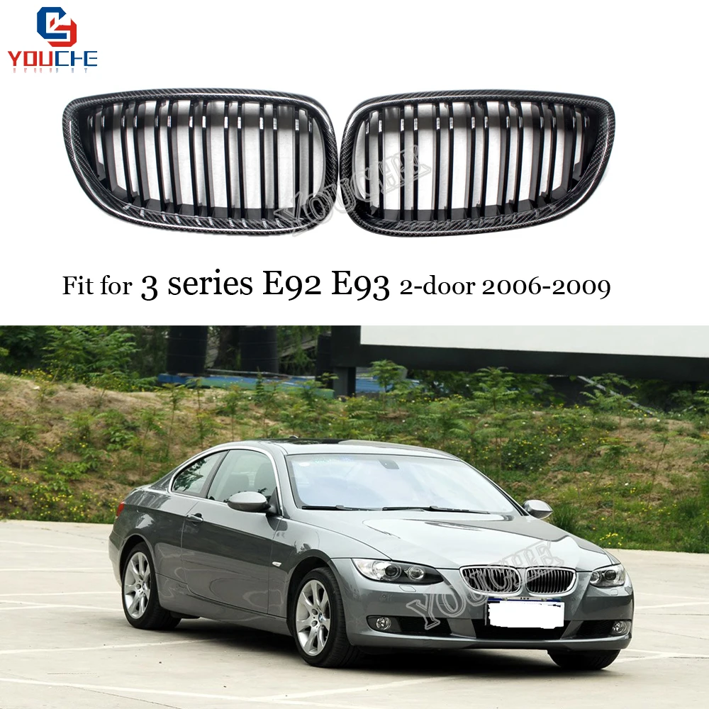Передняя решетка радиатора из углеродного волокна для BMW 3 серии E92 E93 M3 2006 - 2009 320i