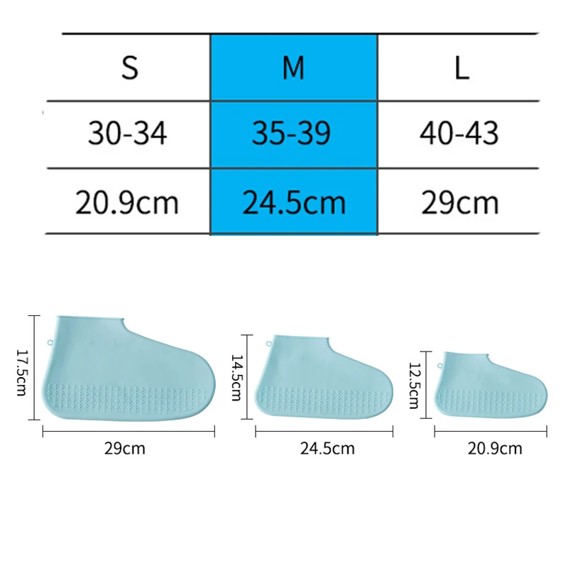 Уплотненные силиконовые непромокаемые сапоги водонепроницаемый чехол для обуви