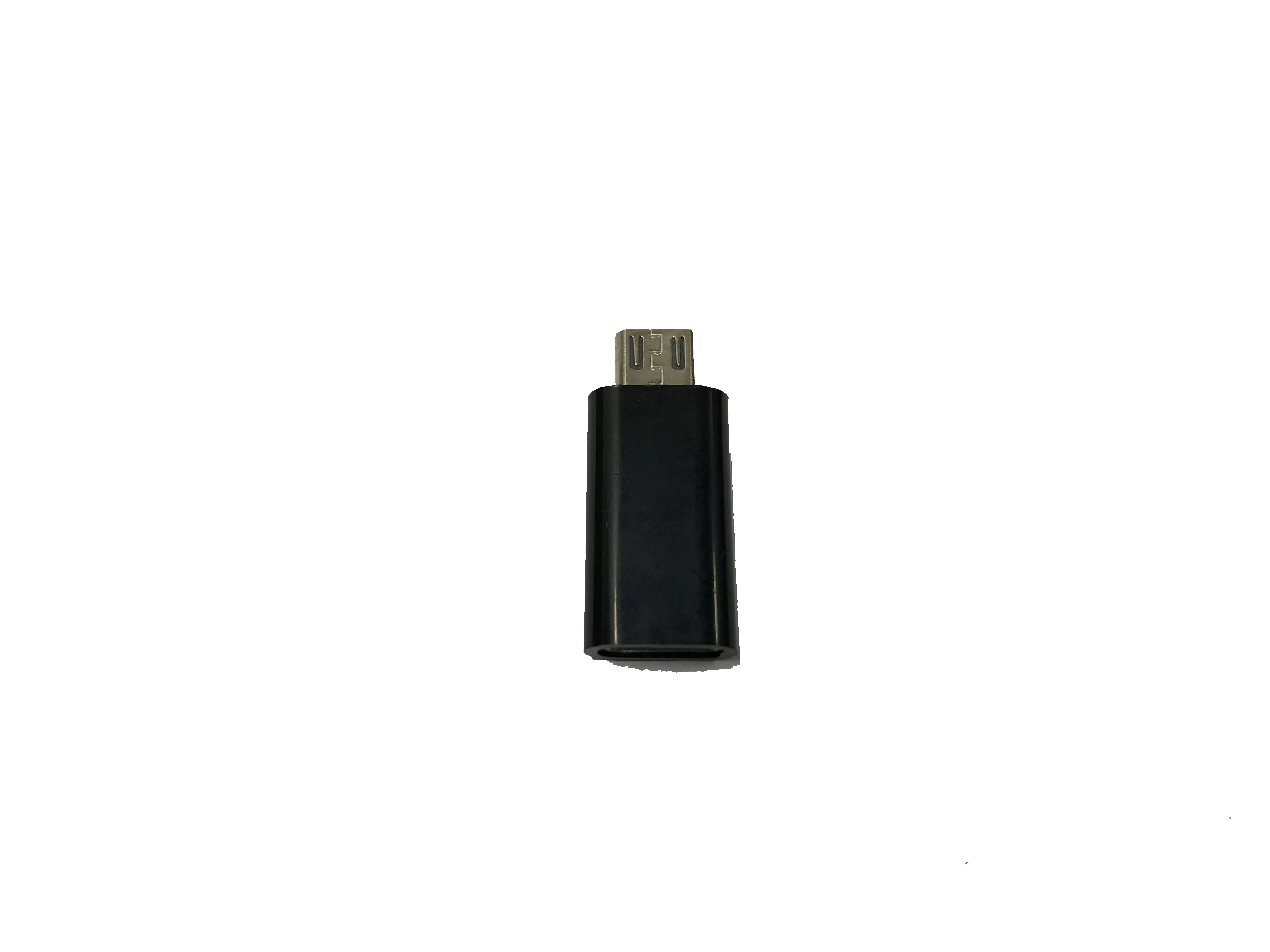 Черный Белый Черный Кабель-адаптер для телефона с разъемом type-C и Micro USB на базе Android для Xiaomi Mi6 Mi5 huawei P9 P10 Letv кабель type-c - Цвет: Черный