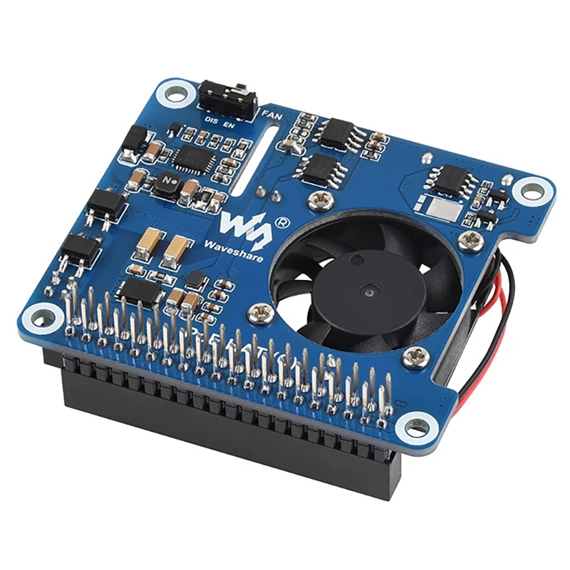 

Waveshare Expansion Board For Raspberry Pi 3B+/4B POE Power Supply Expansion Board Support 802.3Af/At Network Standard