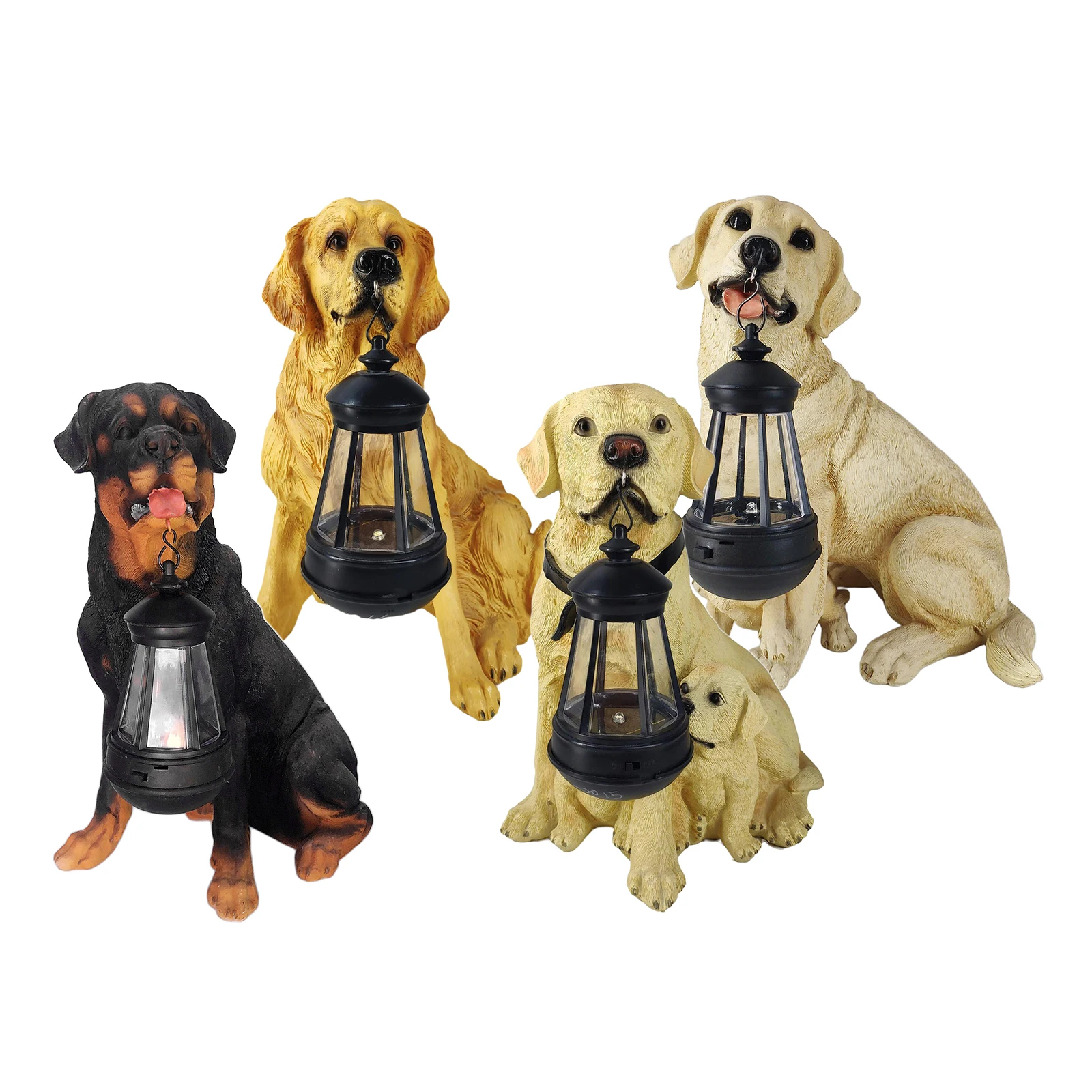 

Solar Garden Decorative Lights, Lifelike Dogs Outdoor Lighting for Courtyard, Lawn, Patio, Pathway Ornament Decor Statue