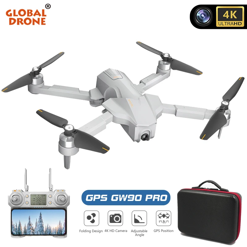 Дрон 4K gps Дроны с камерой HD камера следуй за мной Квадрокоптер авто возврат FPV Wifi RC