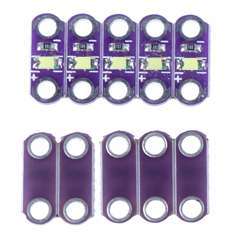 5 шт./лот LilyPad LED ассортимент с красным/синим/зеленым/желтым/белым для Arduino IDS модуль