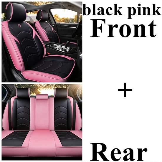 black pink standard Чехол для автомобильного сиденья для JEEP Wrangler jk ренегатский Чероки Grand CHEROKEE Commander Compass Патриот unlimited Rubicon Sahara Liberty - Название цвета: black pink standard