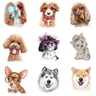 Водостойкая Временная тату-наклейка в виде животных, миниатюрная тату для собак, кошек, кроликов, боди-арта для мужчин и женщин, имитация тату, милый маленький размер 6x6 см