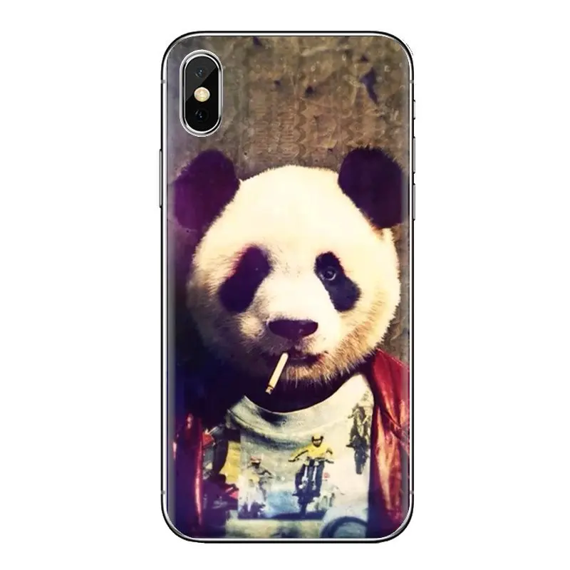 For Oneplus 3T 5T 6T Nokia 2 3 5 6 8 9 230 3310 2.1 3.1 5.1 7 Plus 2017 2018 Soft Transparent Shell Covers Fashion Animal Panda |