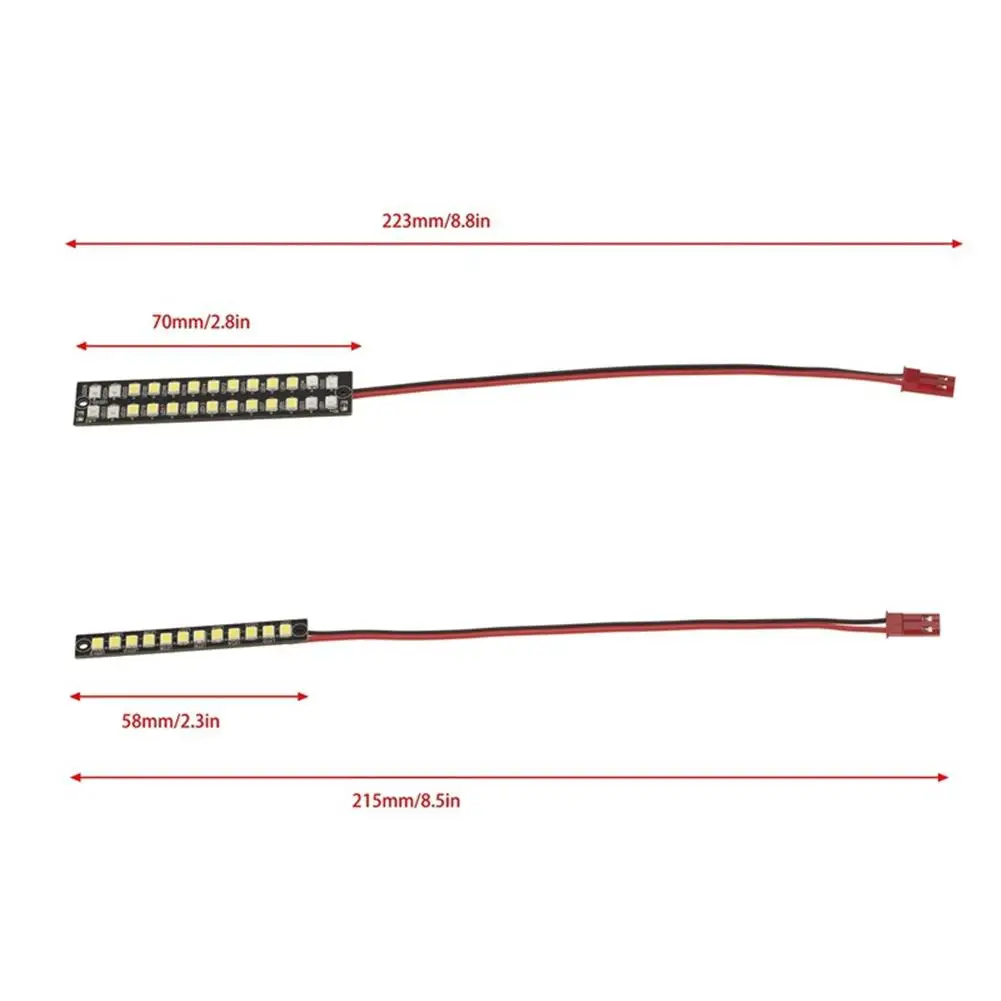 

Traxxas 1/10 Maxx Front And Rear Led Lights High-brightness Waterproof Front Bumper Rear Bumper Lights