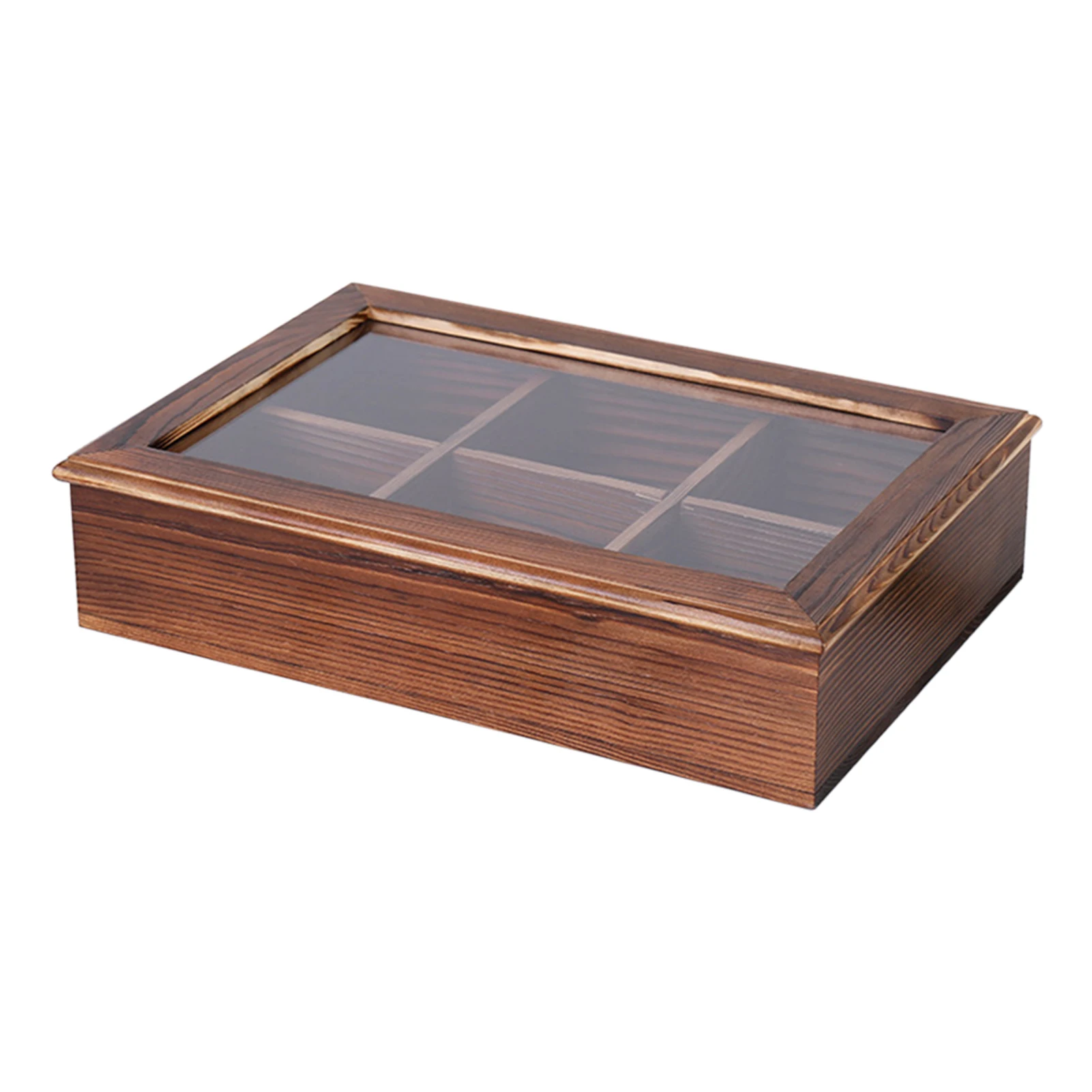 

Table Top Dry Fruit Box Multipurpose Gift Snack Storage Removable Container Kitchen With Lid Wooden Chocolate Inner Compartment