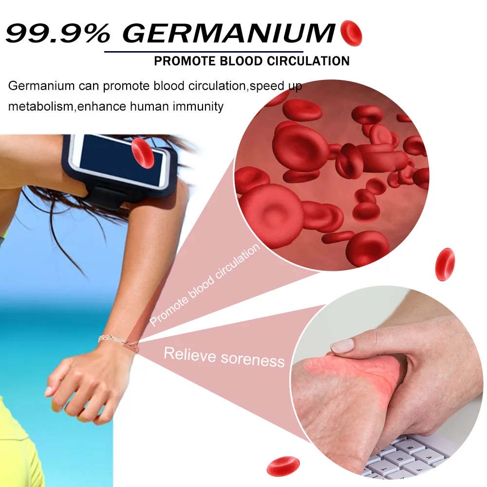 Новинка 2017 года стильное платье браслет энергии здоровья 99.99% высокий чистый