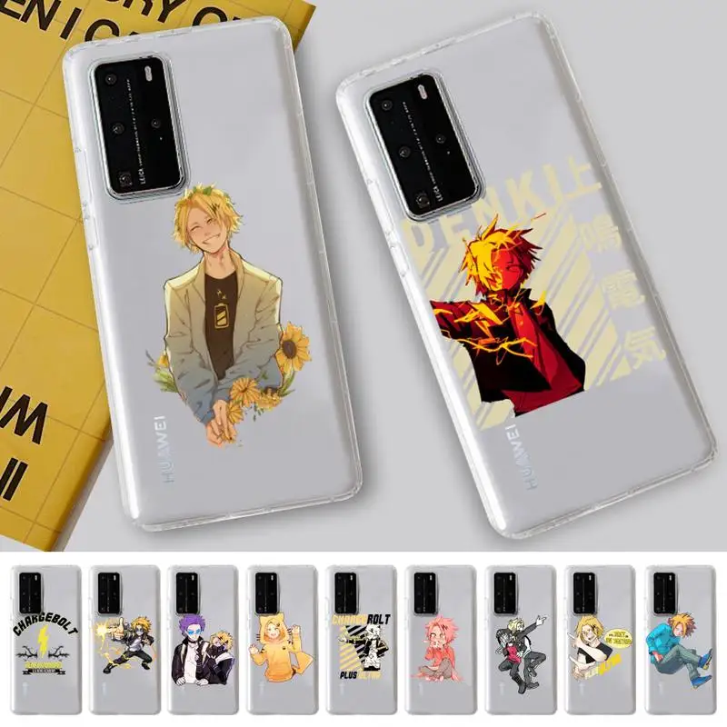 

Yinuoda Kaminari Denki My Hero Academia Phone Case For Huawei P 20 30 40 pro lite Psmart2019 Honor 8 10 20 Y5 6 2019 Nova3E