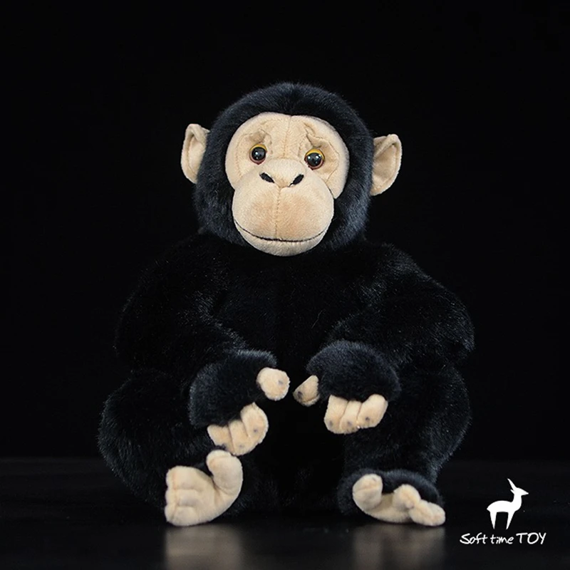 Rare Large Dolls Real Life Chimpanzee Toys Plush Stuffed Model Soft Children'S Birthday Gift Favorites Stores | Игрушки и хобби
