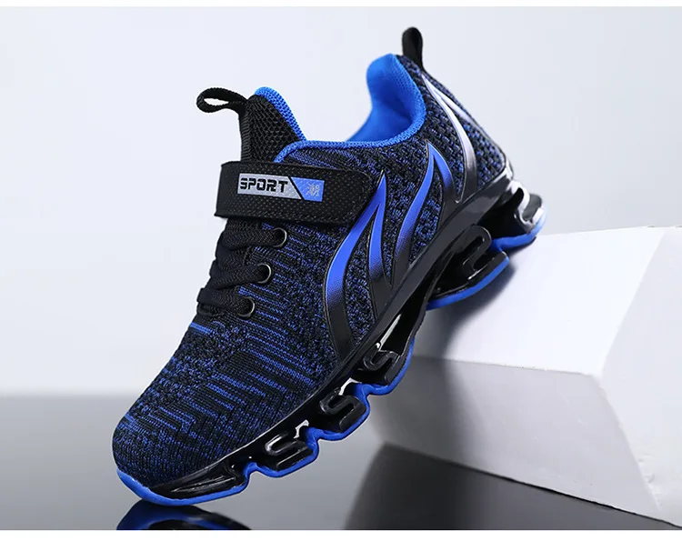 Кроссовки сетчатые дышащие для мальчиков повседневная спортивная нескользящая