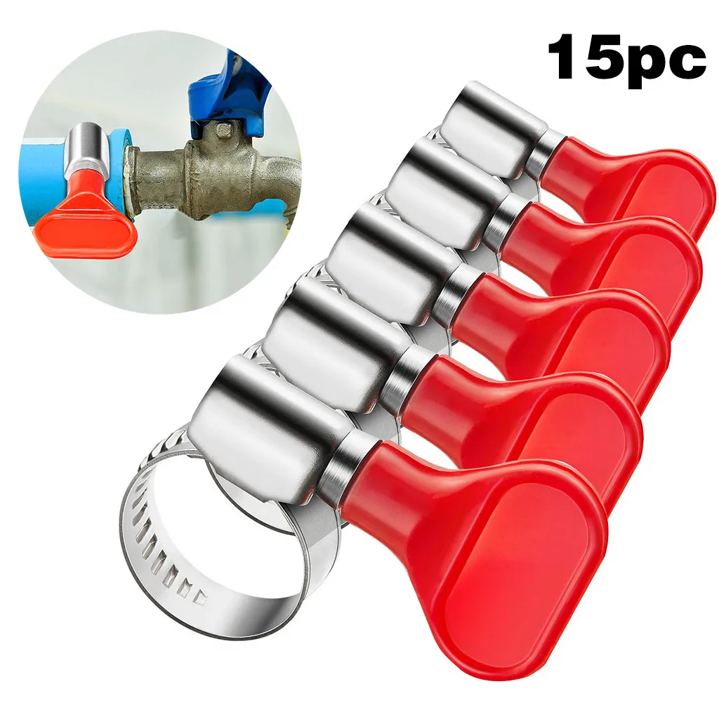 15 пакет дренажный Трубопроводный кран с фиксатором зажим труба горло обруч