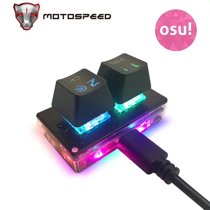 Новая Профессиональная клавиатура Motospeed K2 для OSU, мини клавиатура, Проводная Механическая клавиатура для OSU Gamer - изображение