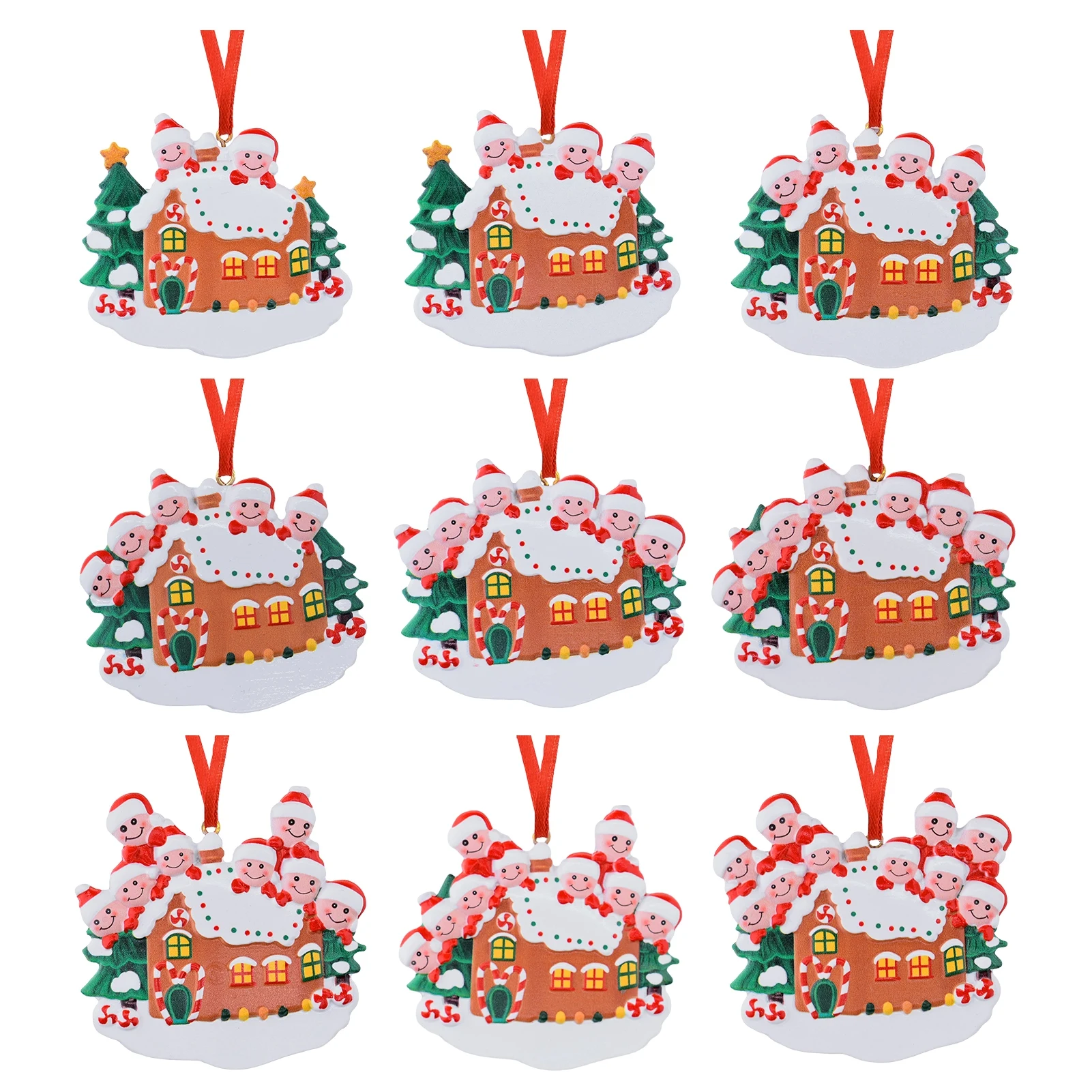 

2021 Christmas Ornaments, Quarantine Family Ornament Kit, Christmas Decorating Kits, Creative Gift For Family DIY Decent