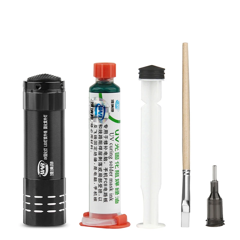 Зеленая масляная УФ отверждающая паяльная маска для защиты краски от коррозии и