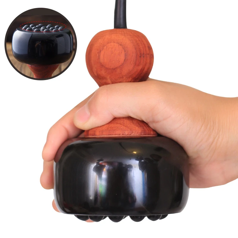 

Energy Hot Stone Gua Sha Scraper Trigger Point Massage Thermotherapy Back Neck Massager Body Spa Pain Relief Acupuncture Salon