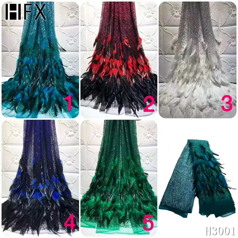 HFX африканская кружевная ткань 2020 высококачественное кружево французский тюль