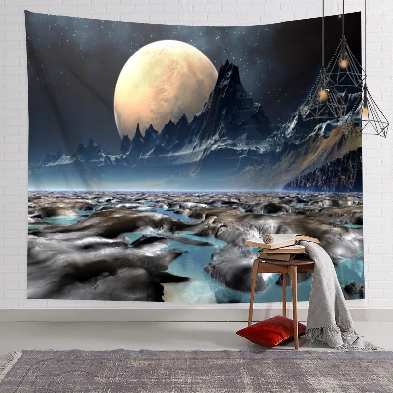 

Space Galaxy Sky Landscape Art Printed Tapestry Background Decorative Tapestry (100cmx70cm 130cmx150cm 150cmx200cm)