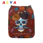 Экологичный тканевый подгузник Alvababy, Регулируемый Детский подгузник С 1 вставкой из микрофибры