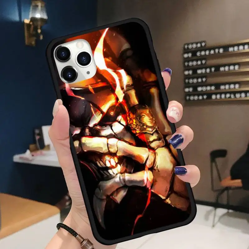 

game Overlord Ainz Ooal Gown Phone Cases for iPhone 11 12 pro XS MAX 8 7 6 6S Plus X 5S SE 2020 XR Soft silicone