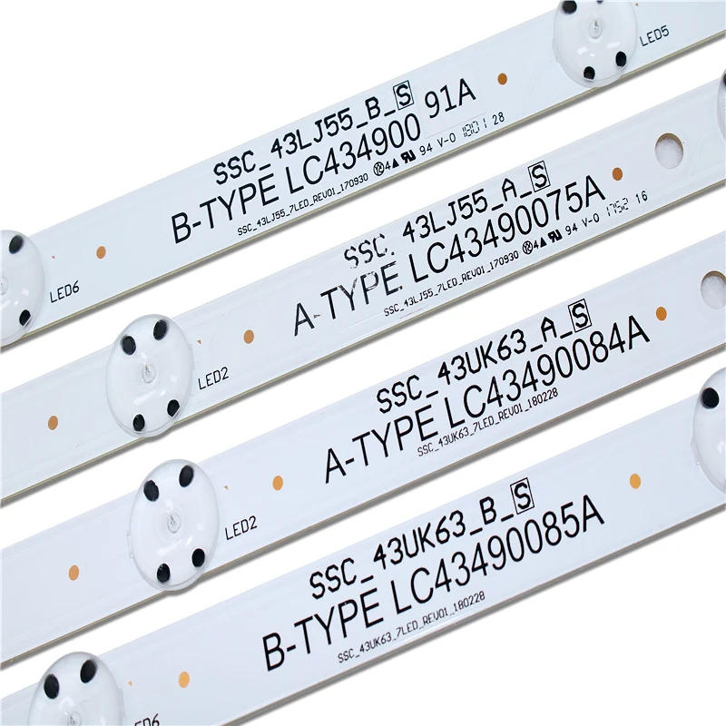 Светодиодная лента для подсветки LG 43UJ6300 30 светодиодный т. 43uk6300eulc43490087a LC43490088A