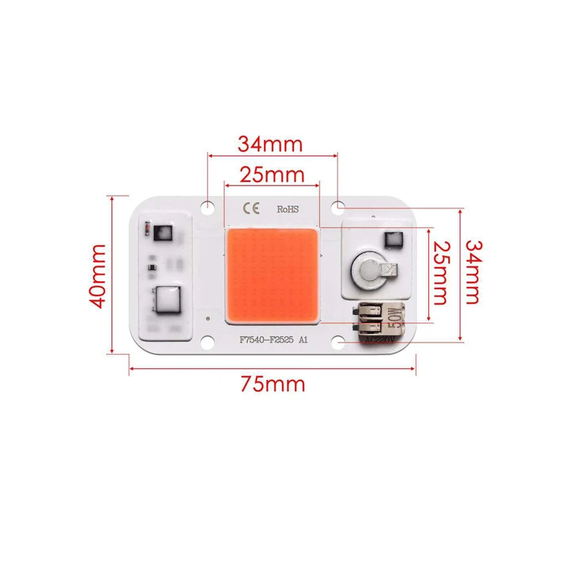 

20W/30W/50W Led Bulb Welding Free Light Source 220v Aluminum Substrate Light Bead