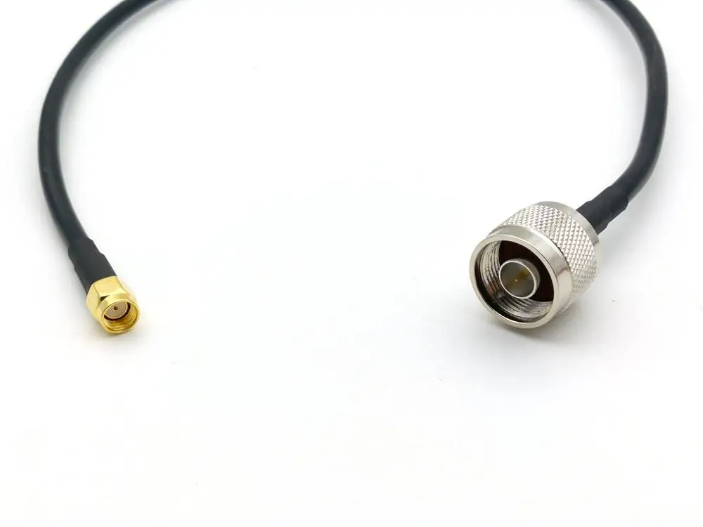 30 шт. кабель rg58 50 см conector N male и Sma female(без pin) разъем