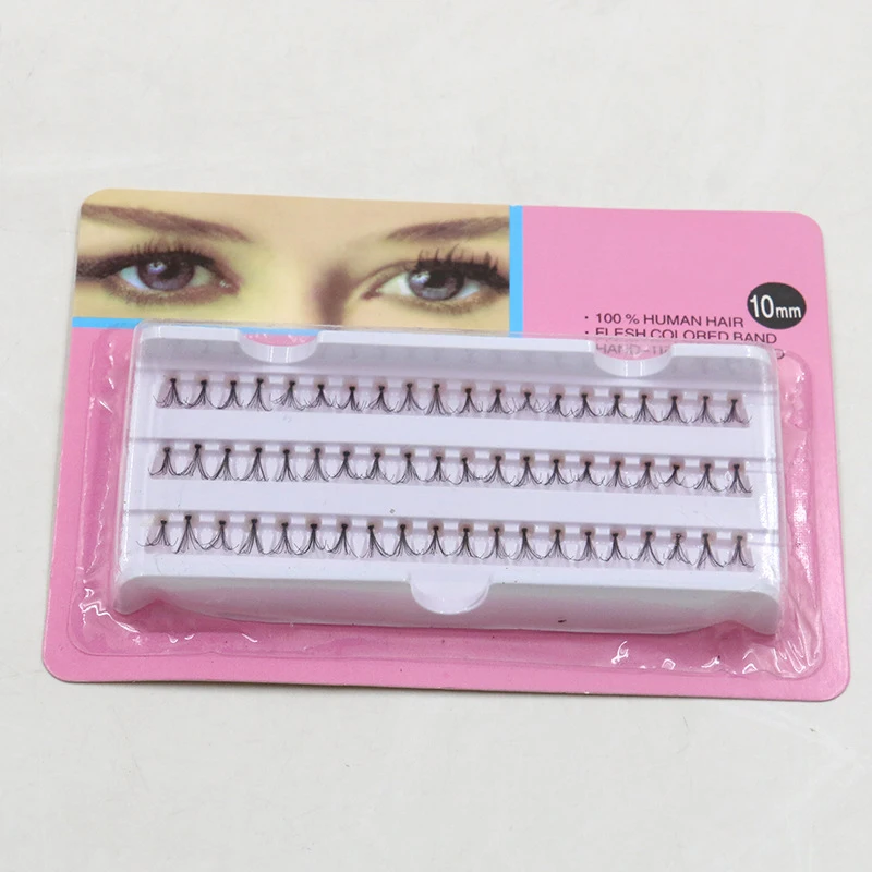 60 шт. поддельные завивка для ресниц Накладные ресницы наращивания 8 10 12 мм макияжа