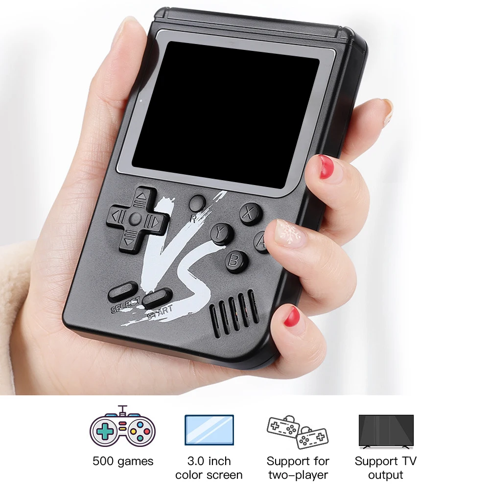 500 классические игры ретро консоль для видеоигр портативная игровая Карманная