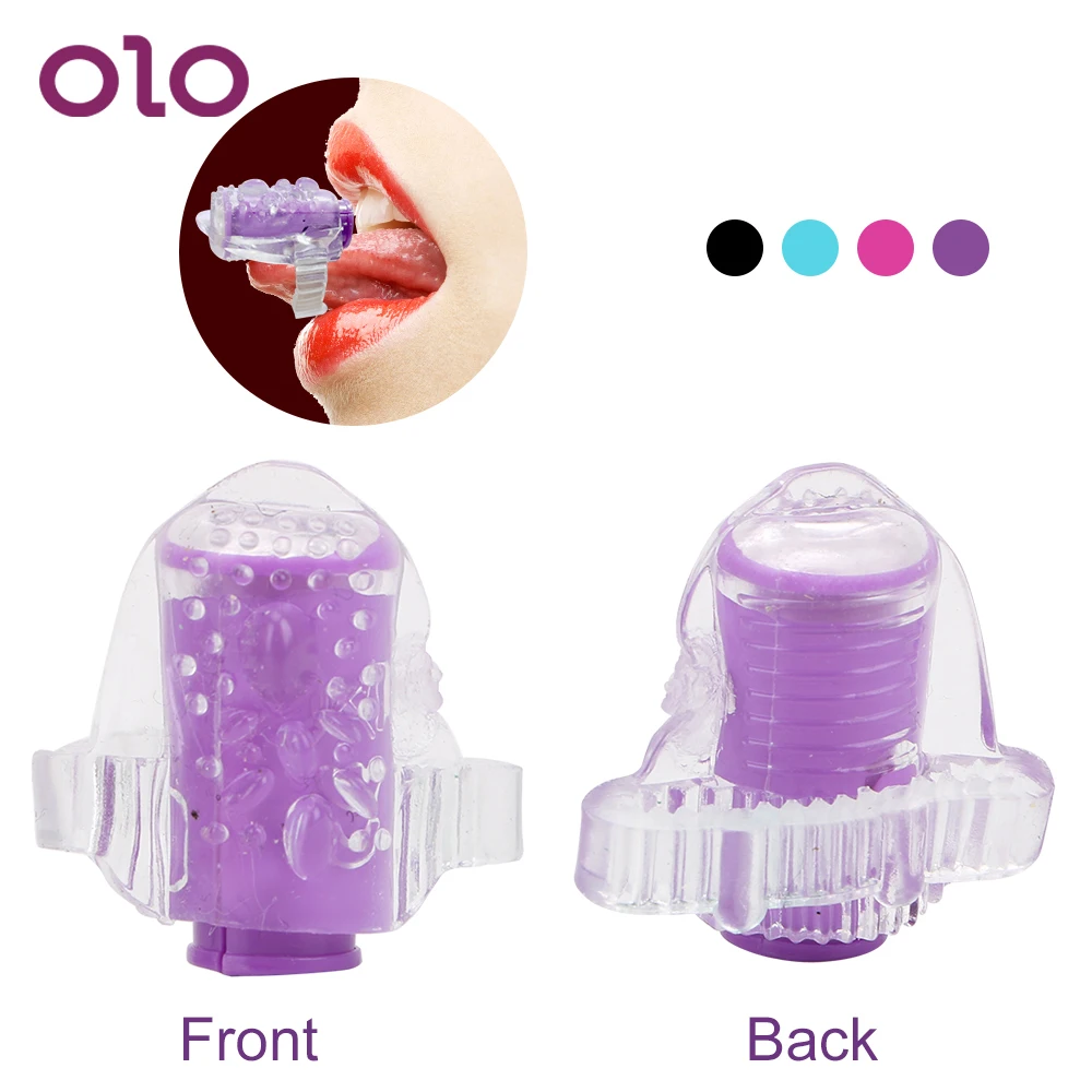 OLO мини пальчиковые Вибраторы для мастурбации оральный лижущий вибратор точки G
