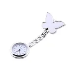 Часы-бабочка для медсестры, Подвесные часы, карманные часы для студентов, часы для врача, медсестры, стационарный брелок, брошь, Подвесные часы A5