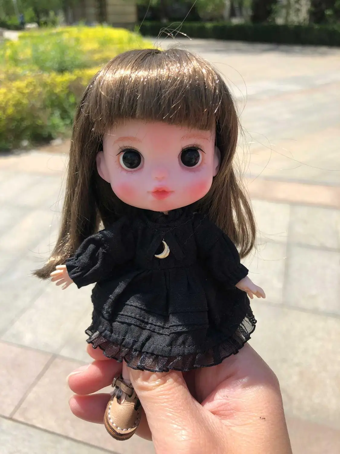 Nude doll 9 OB11 кукла ручной работы на заказ 1/8 BJD куклы OB голова и Обнаженная кукла Полимерная глина - Цвет: Nude doll 9