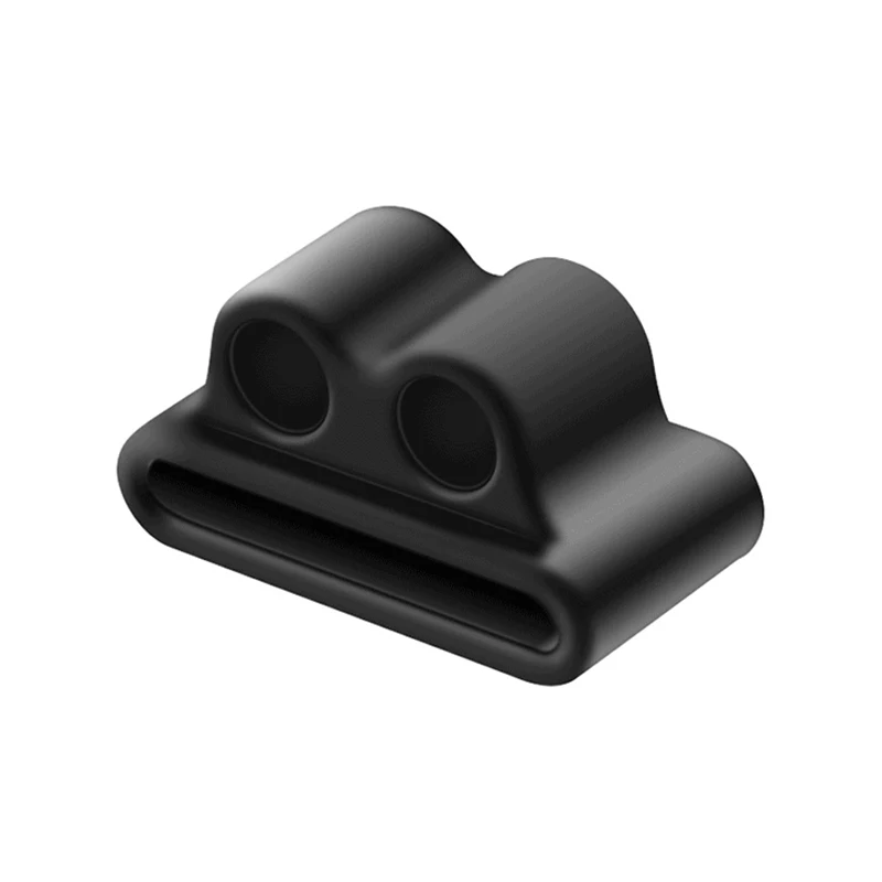 black watch holder Чехол для наушников Apple AirPods2 Мягкий силиконовый чехол беспроводной Bluetooth защитный чехол для наушников для Air Pods чехол - Цвет: black watch holder