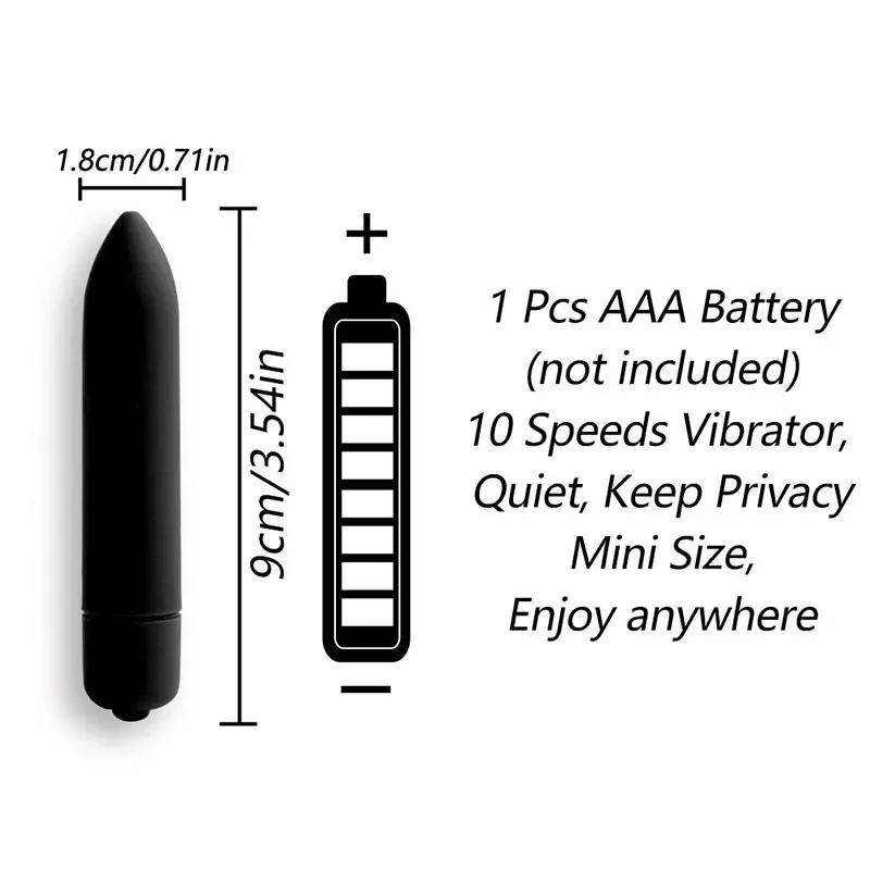 Анальная пробка DOPAMONKEY 5 размеров силиконовая с 10 скоростным вибратором массажер