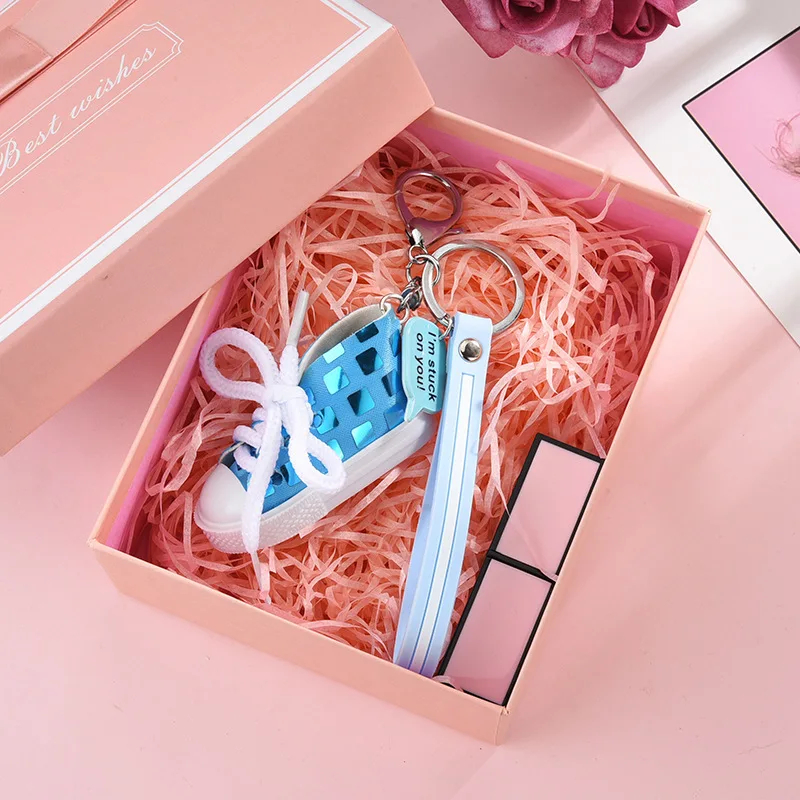 Мини холщовый квадратный сетчатый брелок для обуви спортивная обувь автомобиля