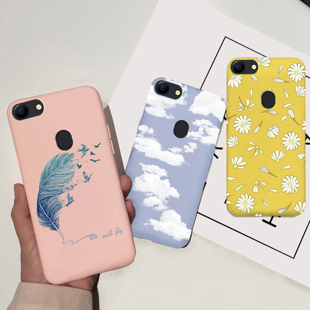 Чехол для OPPO F5 мягкий чехол из ТПУ с цветочным динозавром Oppo Youth F 5 силиконовая