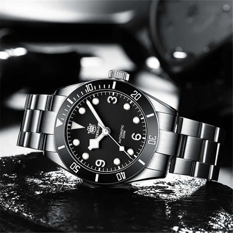 Мужские часы для дайвинга STEELDIVE 1958 автоматические с автоподзаводом сапфировые 316L