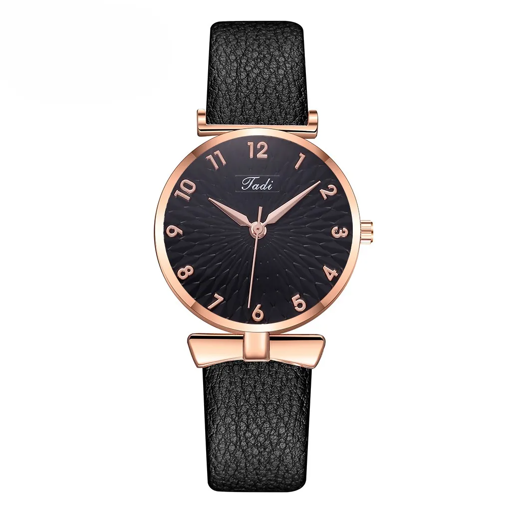 

TADI Sleek Minimalist Calendar Leather Mesh Belt Woman Quartz Watch New