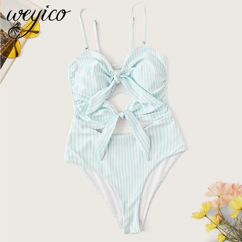 Сексуальный цельный купальник для женщин монокини с вырезами купальные костюмы