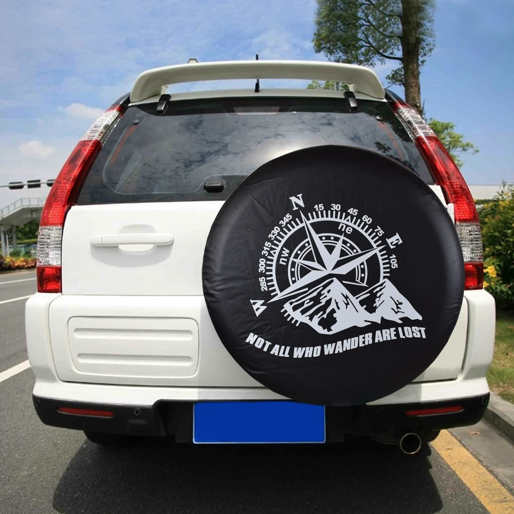 

Universal PVC Leather Spare Tire Wheel Cover Case Protector Bag Pouch For Jeep Wagon Camper Pickup Travel Truck Trailer RV SUV