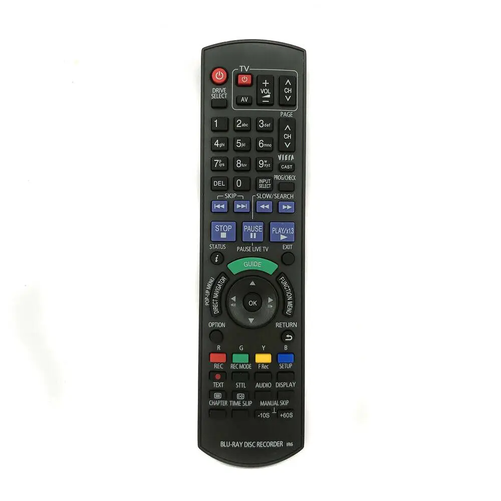 Remote Control Fit For Panasonic DMR-HW220EBK DMR-HWT250 DMR-PWT500 N2QAYB000756 N2QAYB000613 Blu-ray Disc HDD DVD Recorder