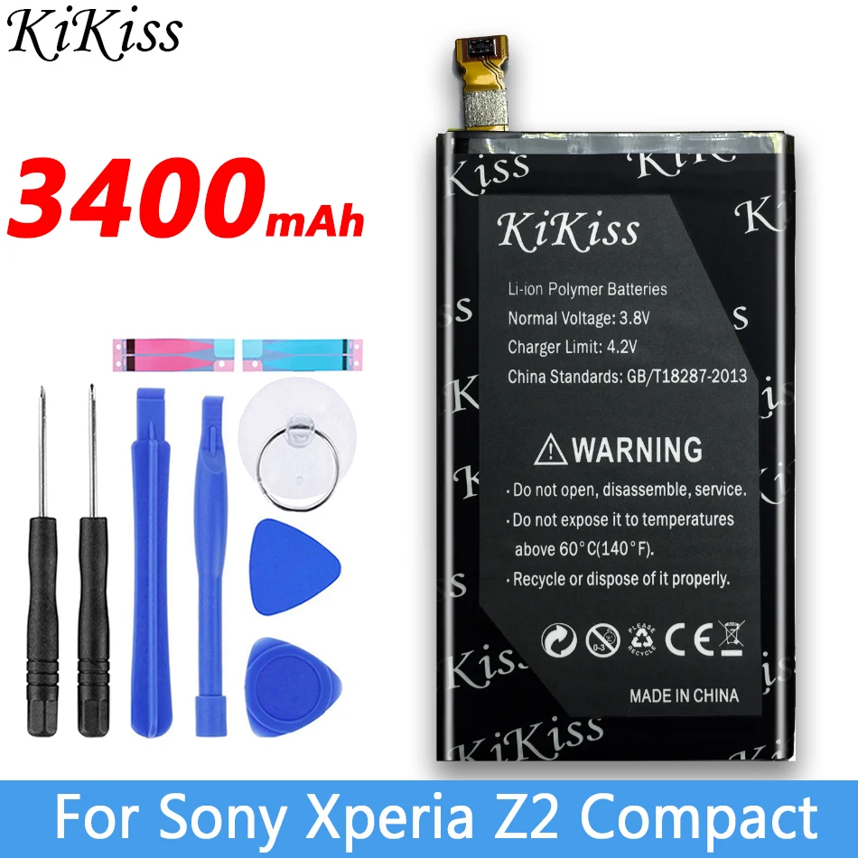 LIS1547ERPC 3400 мА • ч высокоемкая батарея для Sony Xperia Z2 компактный мини Z2A Z2mini D6563 SO 04F