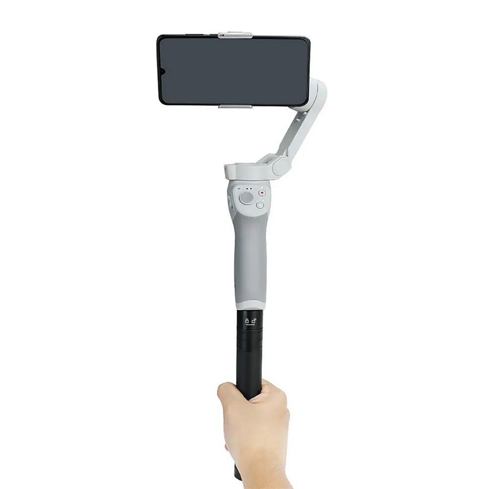 selfie stick handheld stabilizer adjustable rod extension pole monopod pole stick for dji osmo mobile 4 phone gimbal spare parts free global shipping
