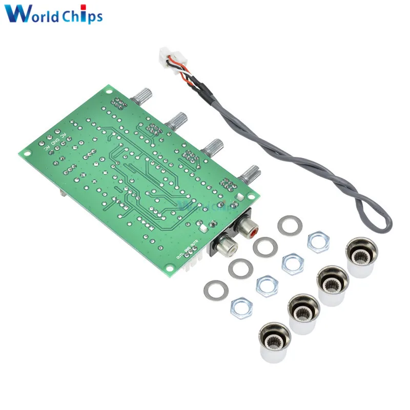 Новая стерео плата предварительного усилитель предусилитель NE5532 аудио модуль 4