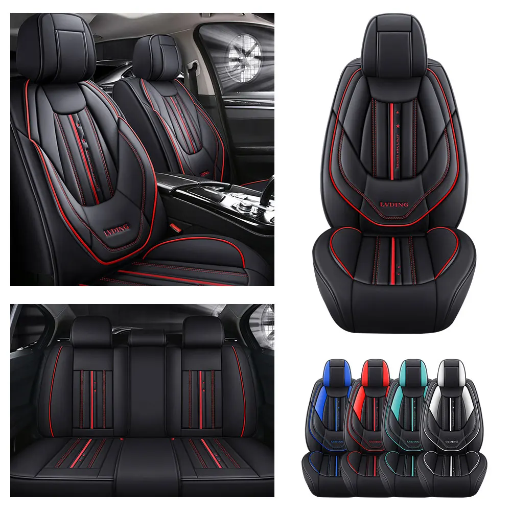 

Leather Car Seat Covers For TOYOTA Prius Previa Reiz Sienna Tundra Vios Fortuner Kluger CHR Tacoma Auto Seat Cushion Protection