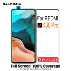 Оригинальное закаленное стекло для защиты экрана с полным покрытием для Redmi K30 Pro, Защитная пленка с защитой от царапин для Redmi K30Pro, стекло, 2 шт.