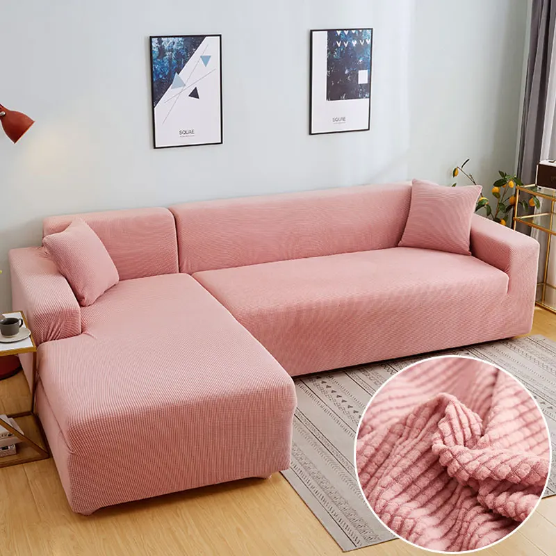

Elastic Soft Sofa Cover Cotton Knitted Removable Nordic Universal Four Seasons Sofa Cover Modern Funda Sofa Home Textile DG50SC